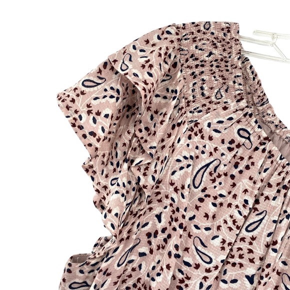 Universal Thread Lilac Ruffle Prairie Maxi Dress Large - Picture 3 of 10